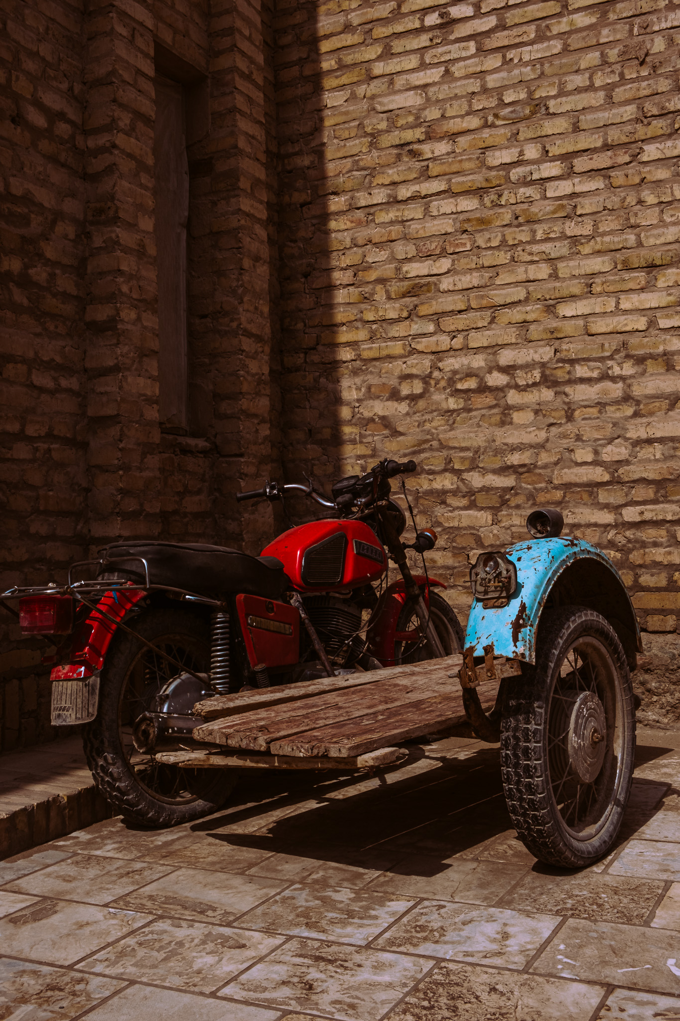 Old Motorbike in Khiva
